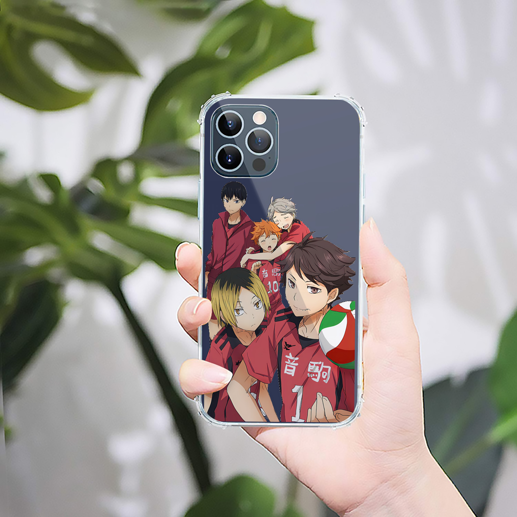 （画像用） ハイキュー!! Haikyu!! 【iPhone 12シリーズ対応】透明スマホケース（クリアソフトケース）